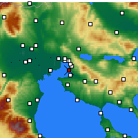 Nearby Forecast Locations - Каламарья - карта