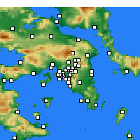 Nearby Forecast Locations - Зографос - карта