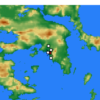 Nearby Forecast Locations - Айос-Димитриос - карта