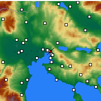 Nearby Forecast Locations - Sykies - карта
