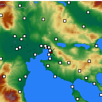 Nearby Forecast Locations - Pylaia - карта