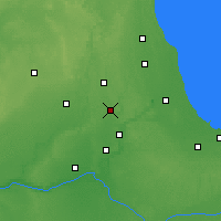 Nearby Forecast Locations - Нейпервилл - карта