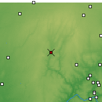Nearby Forecast Locations - Коннерсвилл - карта