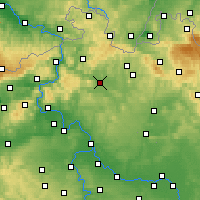 Nearby Forecast Locations - Ческа-Липа - карта