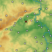 Nearby Forecast Locations - Билина - карта