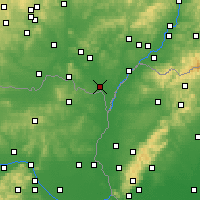 Nearby Forecast Locations - Бржецлав - карта