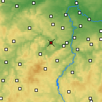 Nearby Forecast Locations - Бероун - карта
