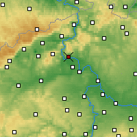 Nearby Forecast Locations - Литомержице - карта