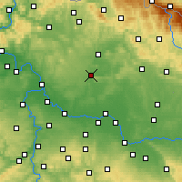 Nearby Forecast Locations - Млада-Болеслав - карта