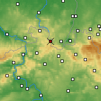 Nearby Forecast Locations - Варнсдорф - карта