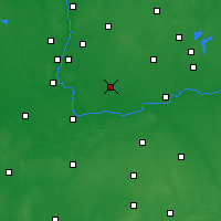 Nearby Forecast Locations - Сьрода-Велькопольска - карта