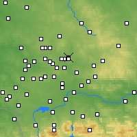 Nearby Forecast Locations - Домброва-Гурнича - карта