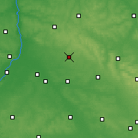 Nearby Forecast Locations - Янув-Любельски - карта
