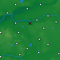 Nearby Forecast Locations - Мендзыхуд - карта