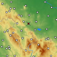 Nearby Forecast Locations - Зомбковице-Слёнске - карта