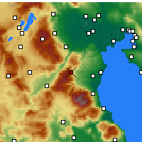 Nearby Forecast Locations - Elatochori - карта