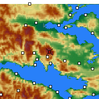 Nearby Forecast Locations - Парнас - карта