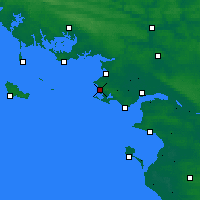 Nearby Forecast Locations - La Turballe - карта