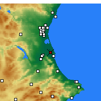 Nearby Forecast Locations - Суэка - карта