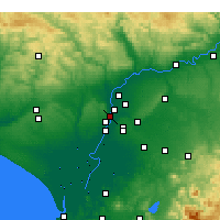 Nearby Forecast Locations - Сан-Хуан-де-Аснальфараче - карта