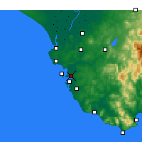 Nearby Forecast Locations - Пуэрто-Реаль - карта
