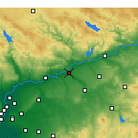 Nearby Forecast Locations - Пальма-дель-Рио - карта
