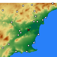 Nearby Forecast Locations - Ориуэла - карта