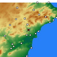 Nearby Forecast Locations - Новельда - карта