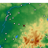 Nearby Forecast Locations - Морон-де-ла-Фронтера - карта