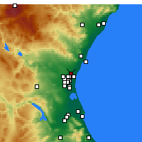 Nearby Forecast Locations - Moncada - карта