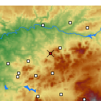 Nearby Forecast Locations - Мартос - карта