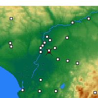 Nearby Forecast Locations - Дос-Эрманас - карта