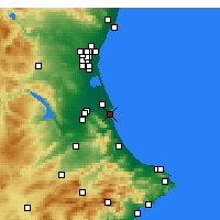 Nearby Forecast Locations - Кульера - карта