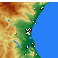 Nearby Forecast Locations - Бурхасот - карта