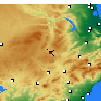 Nearby Forecast Locations - Альманса - карта