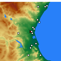 Nearby Forecast Locations - Альдая - карта