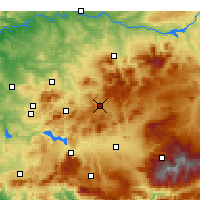 Nearby Forecast Locations - Алькала-ла-Реаль - карта
