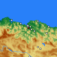 Nearby Forecast Locations - Баракальдо - карта