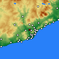 Nearby Forecast Locations - Rubi - карта