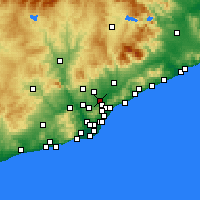 Nearby Forecast Locations - Рипольет - карта