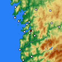 Nearby Forecast Locations - Редондела - карта