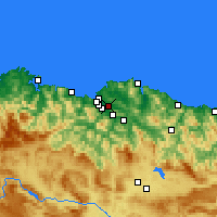 Nearby Forecast Locations - Эрандио - карта