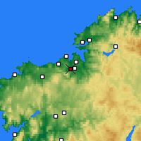 Nearby Forecast Locations - Кульередо - карта