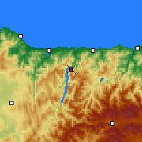 Nearby Forecast Locations - Castriyón - карта