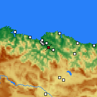 Nearby Forecast Locations - Santutxu - карта
