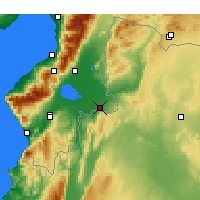 Nearby Forecast Locations - Рейханлы - карта