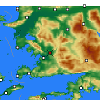 Nearby Forecast Locations - Миляс - карта