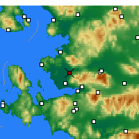 Nearby Forecast Locations - Менёмен - карта