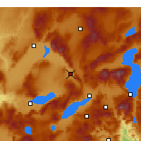 Nearby Forecast Locations - Динар - карта