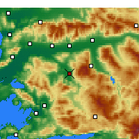 Nearby Forecast Locations - Чине - карта